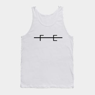 Flat Earth White Tank Top